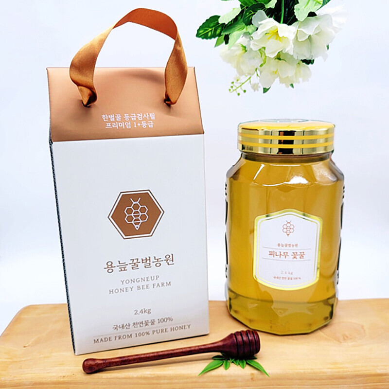 프리미엄1+등급 벌꿀 피나무꿀 12gx10개입 1kg 1.2kg 2.4kg [로컬푸드]